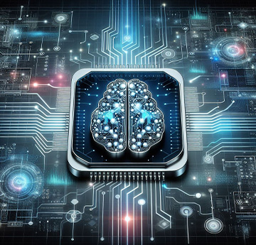 a brain on a computer chip