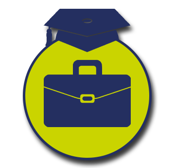 An icon depicting a briefcase to represent professionalism