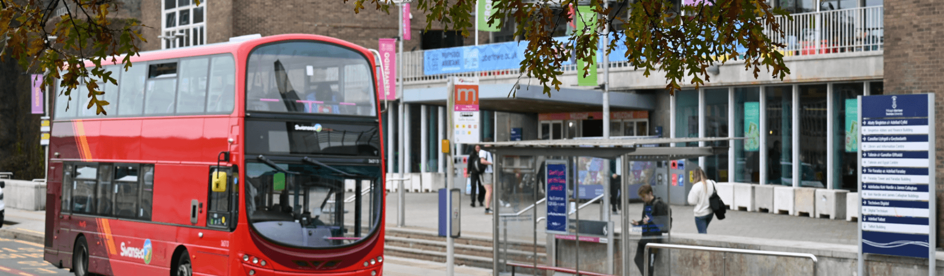 Bus on singleton campus