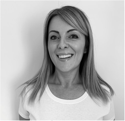 Black and white image of Claire Jones