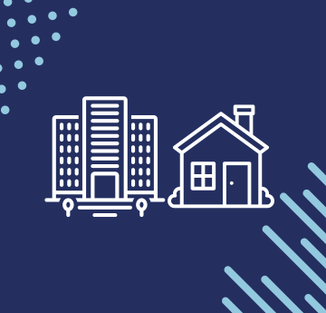 Darlun o breswylfa a ty