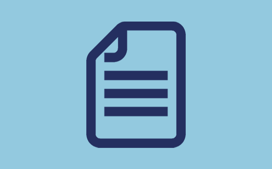 eicon sy'n darlunio dogfen