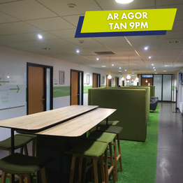 School of Management Corridors