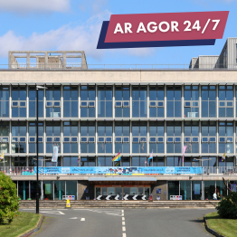 The exterior of Fulton House Building on Swansea University's Singleton Park Campus