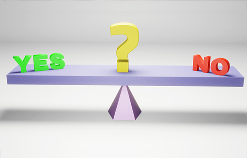 ffactorau (ie, na neu efallai)