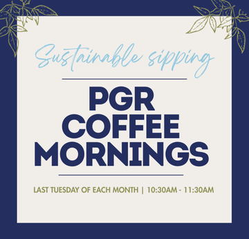 PGR coffee morning graphic