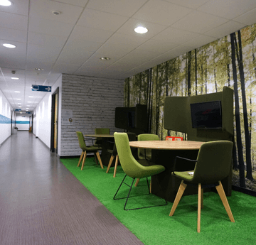 School of Management Corridors