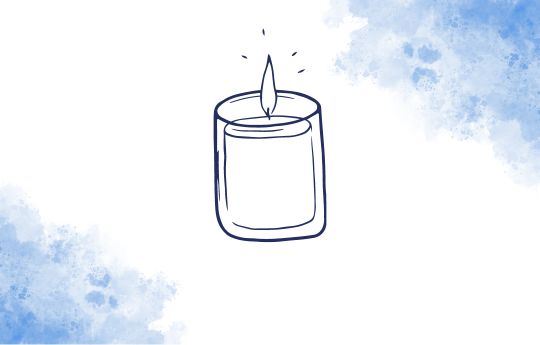 Graphic of a candle