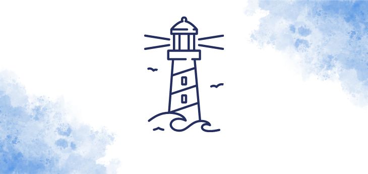 Graphic of a lighthouse